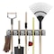 Fleming Supply Shovel, Rake and Tool Holder with Hooks, Wall Mounted Organizer for Home, and Garden Tools 282590UFH - alternate 1